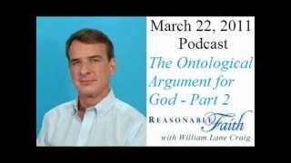 The Ontological Argument  Part 2  William Lane Craig [upl. by Eelirem]