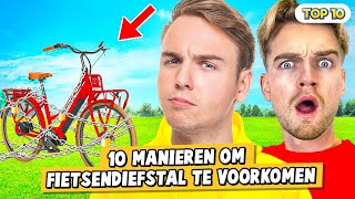 10 MANIEREN OM FIETSENDIEFSTAL TE VOORKOMEN [upl. by Annahsat]