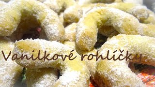 Vanilkové rohlíčky✨🥐 s lískovými ořechy 🌰 CUKROVÍ [upl. by Kellie118]