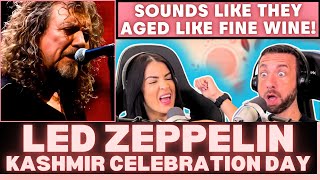 ROBERT PLANTS VOCAL Couple Reacts to Led Zeppelin  Kashmir Celebration Day FIRST REACTION [upl. by Ilat]