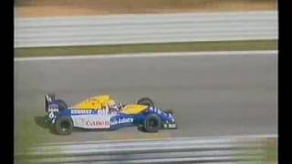 1992 Estoril Patrese accident [upl. by Fasta]