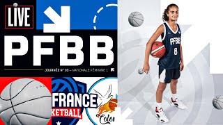 LIVE Pôle France BasketBall Nationale Féminine 1 PFBB 🆚 US Colomiers [upl. by Euhsoj]