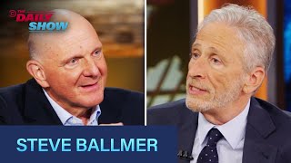 Steve Ballmer  Making Government Spending Transparent with USAFacts  The Daily Show [upl. by Ivah973]