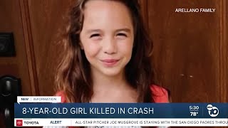 San Diego father mourns 8yearold girl killed in Temecula crash [upl. by Wendie]