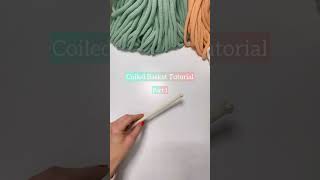 How to Start a Coiled Basket with Bobbiny’s Jumbo Cord BeginnerFriendly Tutorial [upl. by Noiroc]