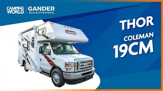 2021 Thor Coleman 19CM  Class C Motorhome RV Review Camping World [upl. by Cirdahc]