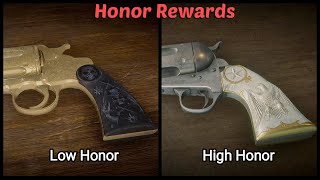 Only Few Players Know How To Get Honor Gun Rewards Hero Pearl Grip amp Ebony Gunslinger Grip  RDR2 [upl. by Adnilab]