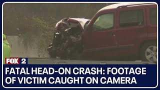 Fatal headon crash on I696 Footage of victim caught on camera [upl. by Kroll]