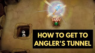 How to Get to Anglers TunnelFourth Dungeon  Legend of Zelda Links Awakening Level 4 Guide [upl. by Kotta512]