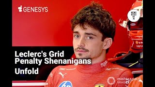 Leclerc Faces 10Place Grid Penalty in Abu Dhabi GP [upl. by Hege]