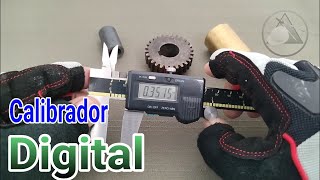 Como medir con el Calibrador Vernier digital Pie de rey [upl. by Anomer]