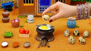 Miniature Egg Fried Rice Recipe 🥚 How To Cook Egg 🍛🥚 Yummy Egg Fry Rice [upl. by Lenci]