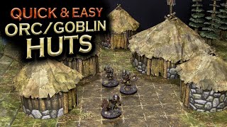 Make your own goblin amp orc huts terrain for dnd warhammer etc [upl. by Sivat]