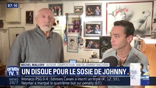 Un disque pour JeanBaptiste Guégan le sosie de Johnny Hallyday [upl. by Ezri597]