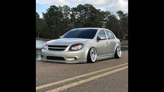 Cobalt gets SLAMMED on RACELAND Coilovers [upl. by Nasah]