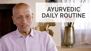 Vasant Lad MASc on the Deeper Meaning of Dinacharya Daily Routine  Ayurveda Education [upl. by Frame110]