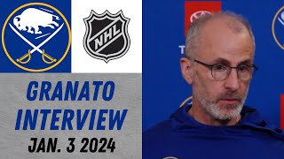 Don Granato After Practice Interview 132024 [upl. by Lezirg]