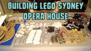 Building the Sydney Opera House  LEGO [upl. by Adnaluoy]