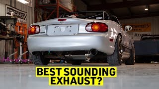 500 Header and Exhaust For the BUDGET MIATA GOOD Deal or BAD [upl. by Pharaoh649]