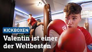 Schneller Aufstieg Valentin holt sich KickboxBronze bei der U19WM  hessenschau [upl. by Benjamen]