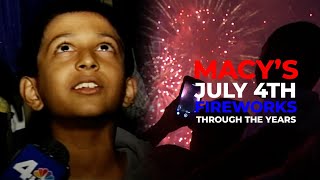 How Macys 4th of July fireworks changed through the years  NBC New York [upl. by Nogaem309]