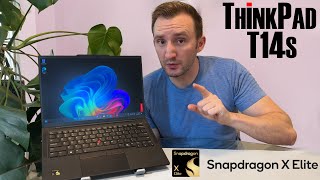 ALL Day Battery  Lenovo ThinkPad T14s Gen 6 14″ Snapdragon Laptop Review [upl. by Halbeib867]