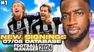 New Save FM24 Retro Database  Part 1  Newcastle FM Series [upl. by Ahsilrae31]