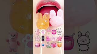 makan sesuai emoji🎀🌸🩷Pink Food ASMR cr byDangbeeEATING asmr shorts eat [upl. by Jocelin415]