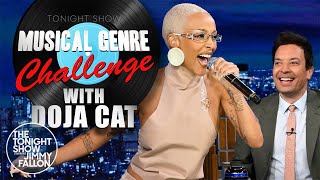 Musical Genre Challenge with Doja Cat  The Tonight Show Starring Jimmy Fallon [upl. by Ejroj219]