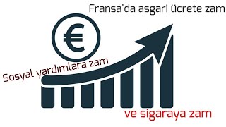 Fransada asgari ücrete sosyal yardımlara ve sigaraya zam [upl. by Nileuqay578]