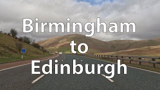 4K Driving from Birmingham to Edinburgh UK [upl. by Navap]