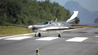 Piper M500 Pouso em Angra dos Reis RJ [upl. by Ulund175]