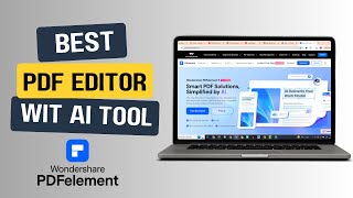 Best PDF Editor with AI Features  PDFelement for Computer amp Mobile [upl. by Aralomo401]