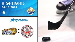 04102024  Highlights  EHC Waldkraiburg vs EV Dingolfing [upl. by Wenoa]