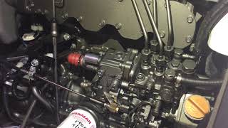 Yanmar Engine Basics 4  fuel injectors [upl. by Nelan]