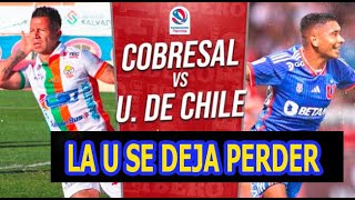 🔴 la U de CHILE se DEJARÁ PERDER para NO AYUDAR A COLO COLO [upl. by Yokum]