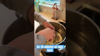 Making mashed potatoes on Thanksgiving youtubeshorts tylerthecreator thegrinch bethankful [upl. by Towers449]