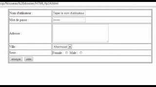 Tuto 11  Formulaire dinscription en HTML [upl. by Nodnarg46]