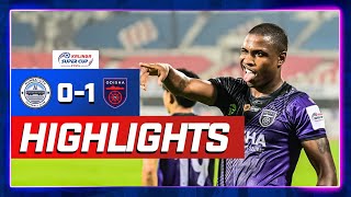 Match Highlights  Kalinga Super Cup 2024  SemiFinal 2  Mumbai City FC 01 Odisha FC [upl. by Luanni]