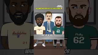 Joel Embiid and Jason Kelce Get In Big Trouble 😂 nbanews nflnews [upl. by Shushan]