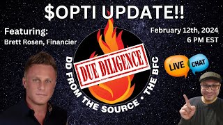 OPTI STOCK  BRETT ROSEN  FULL INTERVIEW [upl. by Noruq]