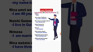 Learn Kiswahili ✅️ love music reggae english swahili spokenenglish englishlanguage [upl. by Moselle353]