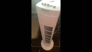 Review PELONIS 30 Inch Oscillating Tower Fan with 3 Speed Settings and Autooff Timer Standing Fan [upl. by Barr]