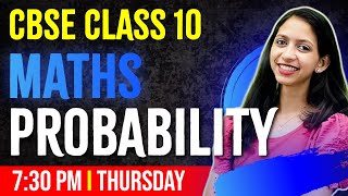 CBSE Class 10 Maths  Probability  Chapter 15  Full Chapter  Exam Winner [upl. by Arrehs]