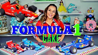 FORMULA 1 CAKE amp EDIBLE WHEELS  BY VERUSCA WALKER [upl. by Lilas424]