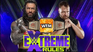 Roman Reigns vs Jon Moxley for the WFM Championship in a Extreme Rules Match [upl. by Sydel]