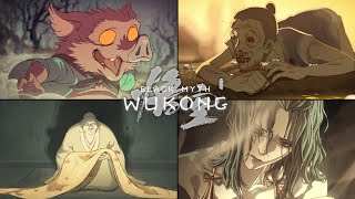 Black Myth Wukong  All Cartoon Animations [upl. by Anilecram]