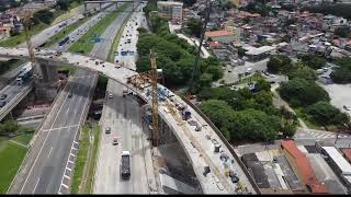 Nova Ponte sobre o Rio Tietê em Osasco  SP [upl. by Akcired534]