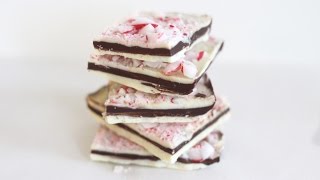 Peppermint Bark Recipe  Christmas Recipe  Edible Christmas Gift Ideas [upl. by Cadmarr547]