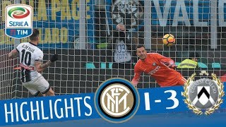 Inter  Udinese 13  Highlights  Giornata 17  Serie A TIM 201718 [upl. by Nelehyram]